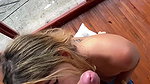 Rave Girl Scarlett Kent Deepthroat a stranger in the next room in the middle of the party