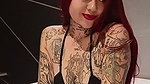 Redhead in jakuzzi alone