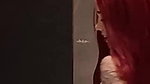 Redhead in jakuzzi alone