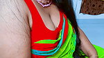 My stepmother came to me to fuck me wearing a new saree, so I fucked her as I wanted