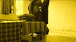 Young devar Fucks Hot Bhabi Sweet Tight Pussy When she is folding sarees at home