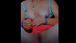 Big Boob Nude Girl Shows Her Butt and Squeezes Her Boobs