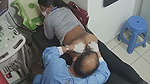 DESI DUSKY GIRL WITH DOCTOR ON CLINIC ROOM PANTS DOWN FINGERING HER PUSSY
