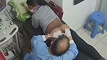DESI DUSKY GIRL WITH DOCTOR ON CLINIC ROOM PANTS DOWN FINGERING HER PUSSY