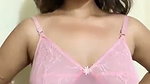 Sexy Bengali Babe Pressing Boobs Masturbating