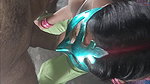 Big tits sister-in-law’s cock sucked and fucked ass in doggy style cowgirl riding Hindi audio