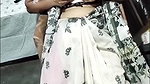 Desi lifting Sari to open pussy