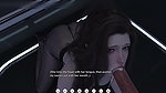 He plays by placing his penis against her breasts. gameplay