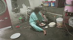 In the kitchen, water was taken out of penis, showing big boobs and Hindi audio best handjob