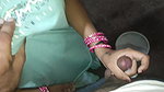 In the kitchen, water was taken out of penis, showing big boobs and Hindi audio best handjob
