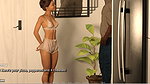 My Hotwife – gameplay – roleplay – Her first role – wife handjob pizza delivery guy