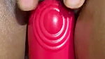 My Little Hole is Filled with a big Vibrator with oil massage