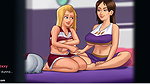 Summertime saga – taboo – gameplay – roleplay – fantasy – cheerleaders holding each other saggy & perky tits