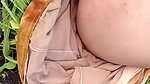 The stepbrother had made his real sister to kick her ass in his millet field, brother, tear my ass and my pussy