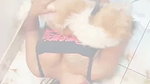 Awesome sexy girl bending deep boobs show very large 1