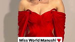 MANUSHI CHILLAR CURVY AND AMPLE NAUGHTINESS CLEAVAGE SEDUCTIVE HQ VIDEO 4