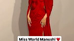 MANUSHI CHILLAR CURVY AND AMPLE NAUGHTINESS CLEAVAGE SEDUCTIVE HQ VIDEO 4
