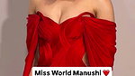 MANUSHI CHILLAR CURVY AND AMPLE NAUGHTINESS CLEAVAGE SEDUCTIVE HQ VIDEO 4