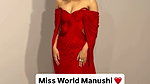 MANUSHI CHILLAR CURVY AND AMPLE NAUGHTINESS CLEAVAGE SEDUCTIVE HQ VIDEO 4