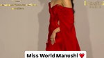 MANUSHI CHILLAR CURVY AND AMPLE NAUGHTINESS CLEAVAGE SEDUCTIVE HQ VIDEO 4