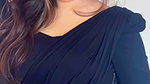 MITHU ENCHANTING DIVA TOO FLAWLESS SEXY IN BLACK SAREE UUFFF 1