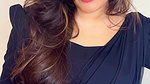 MITHU ENCHANTING DIVA TOO FLAWLESS SEXY IN BLACK SAREE UUFFF 1