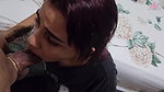 He invited me to his room and ate my cock until I came on his tits