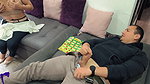 Hot Board Game with My MILF Latina Coworker Ends with Creampie Dripping From Her Pussy