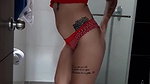 Hot girl makes video in the bathroom for her lover