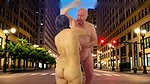HOT PUBLIC NIGHT SHAVE WITH ADAMANDEVE AND LUPO