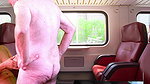 Hot Ride on the Train with Agarabas and Olpr