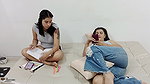 Hot sex between cute lesbians with big ass – Porn in Spanish