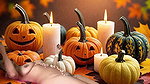 Hot Sex Halloween Picnic with Garabas and Olga