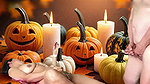 Hot Sex Halloween Picnic with Garabas and Olga