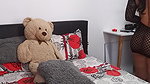 I chew my pussy passionately in lingerie