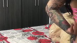 I finger my pussy until I have an orgasm showing my tits
