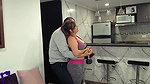 I Fucked My Roommate’s Big-Titted Cheating Wife Helping Her Exercise And Finished With A Creampie In Her Pussy