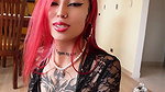 I fulfill my boyfriend’s best friend’s dream of fucking a goth girl like me, he loves how I suck her