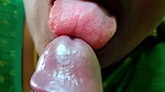 Ammu is sucking, licking, and biting his cock 111