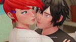 HOT STEPSIS KIM POSSIBLE RUB HER BUTT AGAINST ME AND THEN I FUCKED HER THIGH IN SEXY LEGGINGS!