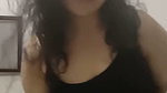chubby desi girl sexy deep navel in black top 1