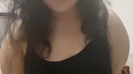 chubby desi girl sexy deep navel in black top 1