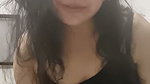 chubby desi girl sexy deep navel in black top 1
