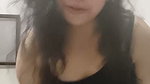 chubby desi girl sexy deep navel in black top 1