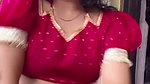 fleshy marathi lady sexy deep navel in red costume 1