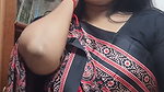harsha sexy tummy in red saree 1