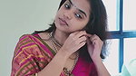 Beautiful homely girl boobs in blouse sexy show 1