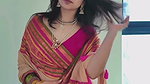 Beautiful homely girl boobs in blouse sexy show 1