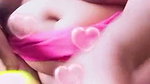 Beautiful girl is finggaring of out side