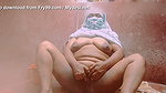 Attractive sister-in-law bathing video